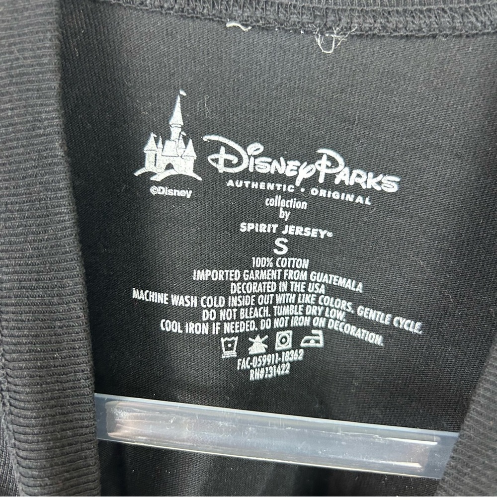 Disney Parks Spirit Jersey black with white lettering size: S - Picture 4 of 10